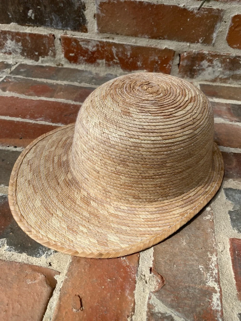 Baseball style straw hat - Picture 3 of 10